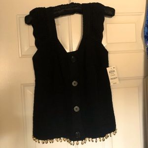 INC Cap Sleeve Sweater Top